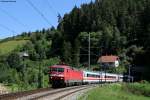 120 119-3 mit dem IC 2270  Schwarzwald  (Konstanz-Hannover Hbf) bei Nubach 29.5.11