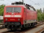 120 118-5 abgestellt in Karlsruhe Hbf 9.6.11