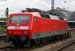 120 148-2 steht in Karlsruhe Hbf 21.7.11