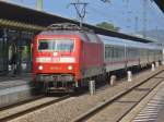 Statt zwei 181er kam 120 110-2 mit dem IC 2054 Frankfurt (Main) - Saarbrcken am 25.08.2011 nach Kaiserslautern