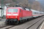 120 110-2 in Bingen(Rhein)Hbf