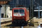 120 158-1 im Hauptbahnhof Mnchen 1991