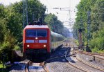 120 151-6 DB zieht den IC 1918 von Aachen-Hbf nach Berlin-Sdkreuz und hlt in Herzogenrath und fhrt in Richtung Mnchengladbach Endlich Sommerwetter am 17.8.2012.