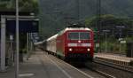 120 146-6 mit dem AZ 1354 (Dortmund Bbf-Narbonne) in Bingen Hbf 3.8.12