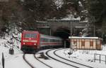 120 135-9 mit dem IC 2006  Bodensee  (Konstanz-Dortmund Hbf) bei Niederwasser 2.3.13