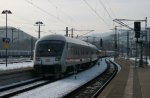 Zwei Intercity-Garnituren, mit jeweils einer 120er, durchfahren am 02.