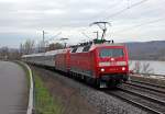 120 156-5 & 101 139-4 am EN420 nach Kln Hbf bei Leubsdorf am 14.04.2013