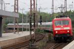 120 149-0 mit IC bei der Einfahrt in Essen 20.5.2013