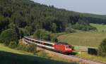 120 156-5 mit dem IC 284 (Zrich HB-Stuttgart Hbf) bei Mhringen 6.7.13