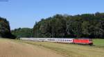 120 141-7 mit dem IC 2519 (Mnster(Westf)Hbf-Ulm Hbf) bei Gurgelhau 5.9.13