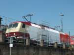 Eine  3-farbige  120 im DB Museum Koblenz.