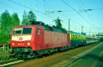 120 127 mit IC 1080  Knigssee  (Berchtesgaden–Hamburg) am 09.05.2001 in Ashausen