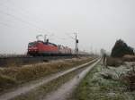 120 120 und 1116 246 (Bundesheer) mit IC 2082 bei Hattenhofen (09.12.2006)