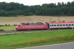 Eine 120 mit EC bei Amstetten am 26. August 2006