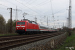 IC 1956 mit der 120 120 auf dem Weg nach Karlsruhe.