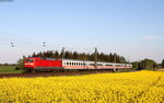 120 148-2 mit dem IC 2444 (Dresden Hbf-Köln Hbf) bei Woltorf 6.5.16