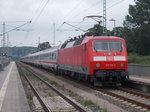 Warum immer nur eine 101 am IC 2212 Koblenz-Binz ? Auch eine 120er macht sich vor dem IC gut.Am 14.Juni 2016 war es 120 123 die ich in Bergen/Rügen fotografierte.