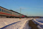 IC 2355 bei Kronach am 20.01.2017.