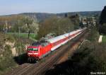 120 135 verlsst mit Autozug am 13. April Dollnstein im Altmhltal