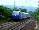 Der ZDF Express am 21.07.07 vor IC 2276 nach Hamburg Altona kurz vor Heidelberg Pfaffengrund/Wieblingen.