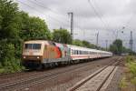 120 159-9  175 Jahre Deutsche Eisenbahn  mit einem IC in Dsseldorf Oberbilk am 30.05.2010