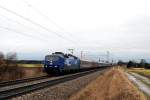120 151 (ZDF express) mit EC 114 bei Hattenhofen (09.01.2007)
