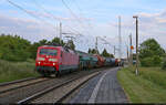 120 205-0 bef�rdert Sch�ttgutwagen mit der Bezeichnung  Tads  Richtung Sangerhausen und konnte an der Blockstelle Zscherben fotografiert werden.

🧰 Bahnlogistik24 GmbH
🕓 26.5.2025 | 19:41 Uhr