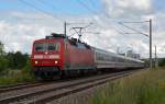 Am 15.06.14 gab es wegen einer Brückensanierung bei Halle(S) und der damit verbundenen Streckensperrung Halle(S)-Magdeburg außerplanmäßigen Fernverkehr auf der Strecke