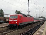 DB Fernverkehr 120 104-5 am 04.10.16 in Hanau Hbf