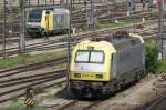 Eurosprinter und ER20-006 26.07.2008 Gleisvorfeld Mnchen Hbf, nhe Hackerbrcke