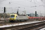 Eine der seltenen Aufnahmen des Eurosprinters auerhalb des Hbf. Mnchen Ost am 28.02.09