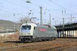 Eurosprinter PCW 8 (127 001) wurde am 16.03.2013 hinter dem Zug angekoppelt.