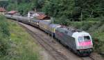 127 001-6 mit dem DPE 75930 (Dsseldorf Hbf-Titisee) in Hirschsprung 31.8.13