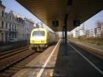 ES64 P -001  Der Eurosprinter  durchfhrt Bonn Hbf als Lokzug in Richtung Sden. Aufgenommen am 01.04.07 in Bonn Hbf auf Gleis 3