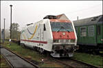Beim Besuch des Eisenbahn Museum BW Weimar traf ich dort am 3.10.2026 auf die Versuchstr�ger Lok 128001-5.