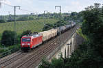 145 029-5 mit dem EZ 51724 von Nürnberg Rbf Richtung Seddin bei Hof, 14.08.2016