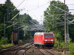 145 023-8 DB rangiert in Herzogenrath.