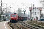 DB Cargo 145 062 mit EK 52863  Mannheim Rbf - Kehl.