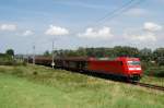 145 045 mit FE 45503 vor Lietzow (Rgen) [28.07.2007]