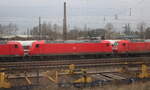 DB 145 018-8 am 23.12.2025 in Leipzig-Engelsdorf.