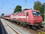 145 CL 013 d. HGK mit Sonderzug von Mller-Touren auf dem Weg nach Hamburg. Bochum Hbf. 05.07.2008.