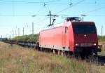 145 066-7 durchfhrt am sonnigen 09.09.04 Angersdorf.