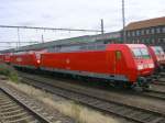 145 070-9 und Railion 185 191-4 ,wie neu ,abgestellt im Lokpark Wanne Eickel Hbf.(11.08.2008)