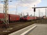 145 015 +027 ziehen ein Kohlependel durch Frankfurt/Oder.14.03.07