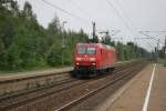 145 066-7 als Lz in Richtung Itzehoe in Elmshorn am 03.09.08