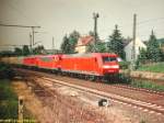 145 032 + 155 + 232 - niederau - 17.05.2002