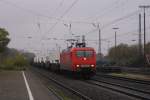145 041-0 mit Castortransport und gemischtem Gterzug in Hilden am 15.