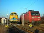 229 147 und 145 054 im ex-BW Lehrte 25.1.09