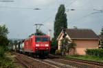 145 061-8 mit einem KLV-> Sden  am km 59,9 14.8.09