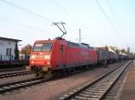 Die 145 052 in Lahr am 30/10/09.